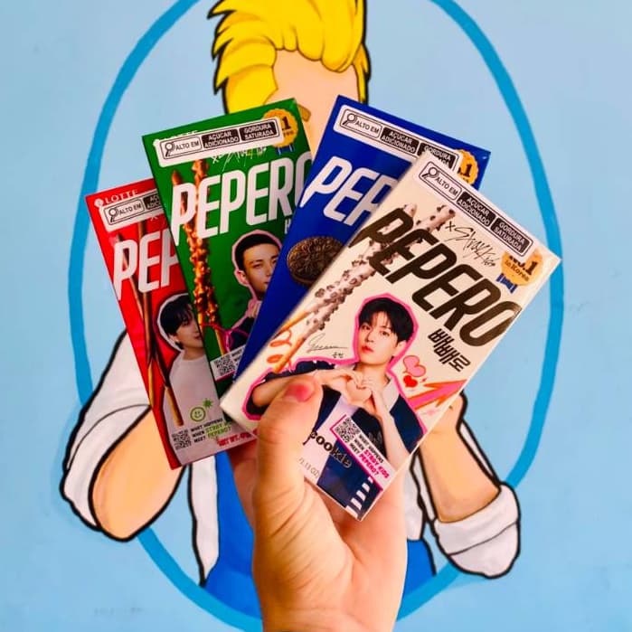 Pepero Importado Coreano Diversos Sabores 32g