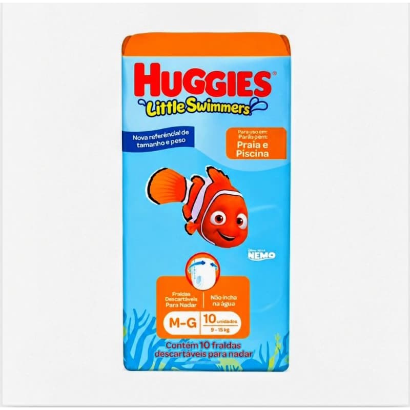 Fralda Descartável Huggies Little Swimmers - Proteção Anatômica e Super Absorvente