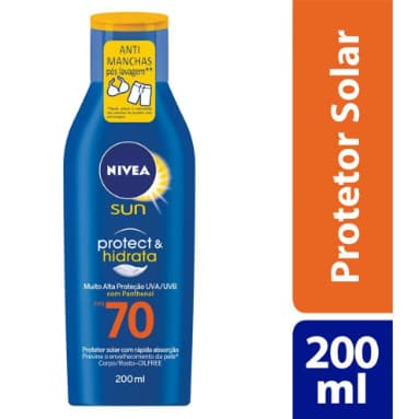 Protetor Solar Nivea Sun Protect & Hidrata Fps70 200ml