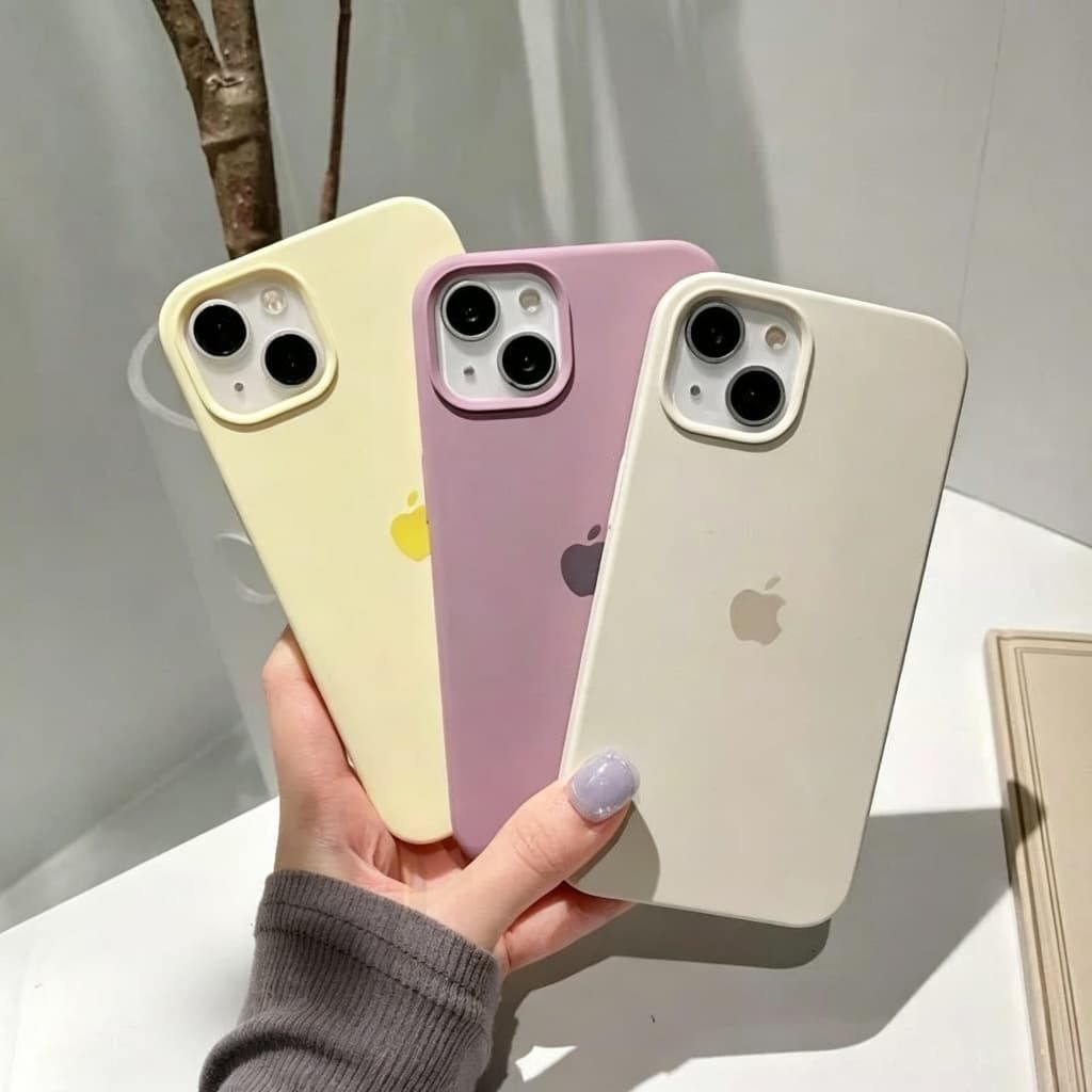 Capa Capinha Case Para iPhone15 15pro 15promax 15plus - Silicone e Interior Aveludado Super Premium