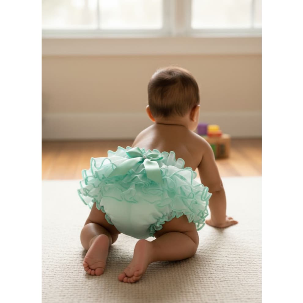 Calcinha Frufru baby/Bunda Rica/menina/modainfantil/bebê/tapafralda/fofura/criança/roupainfantil