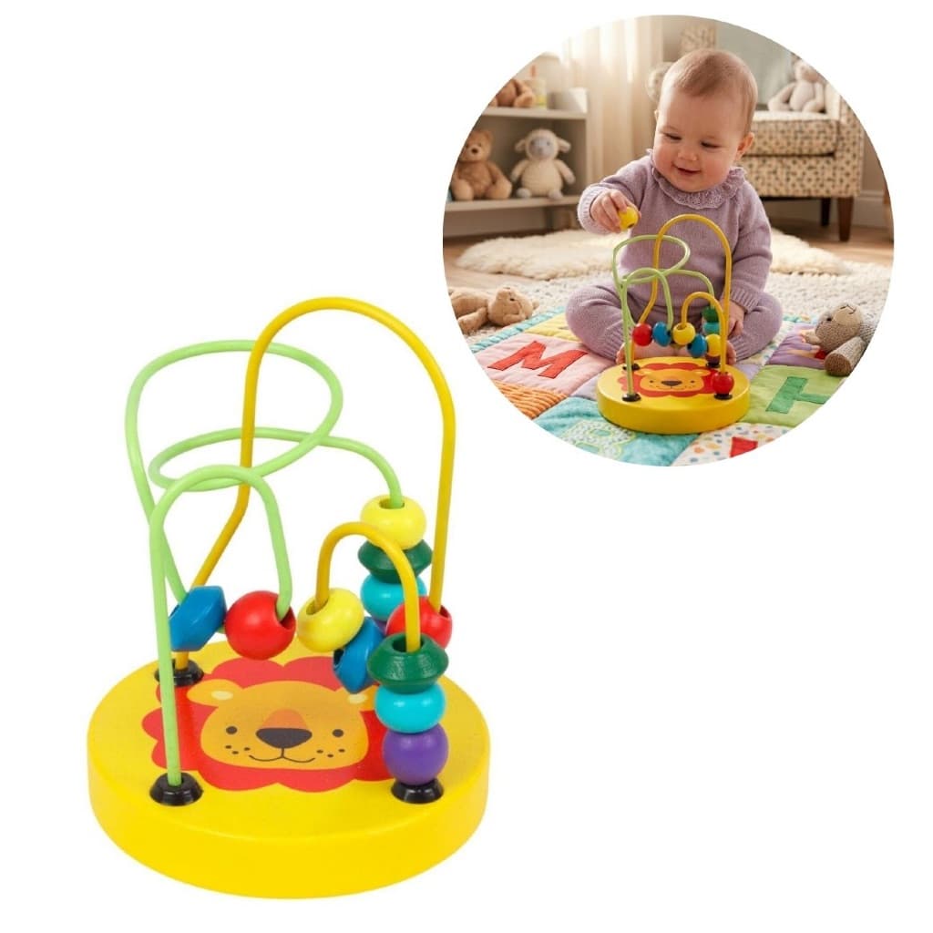 Brinquedo Educativo Labirinto Aramado Leão MadeiraBrinquedo Educativo Labirinto Aramado Leão Madeira Brinquedo Educativo