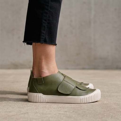 Tênis Couro Legítimo Confortável Versátil Prático Look Moda Ajustável Kifer Shoes