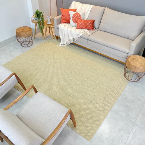 Tapete Sala Grande Sisal Caribe 300x250 Luxo Moderno Premium Antiderrapante Cores Variadas