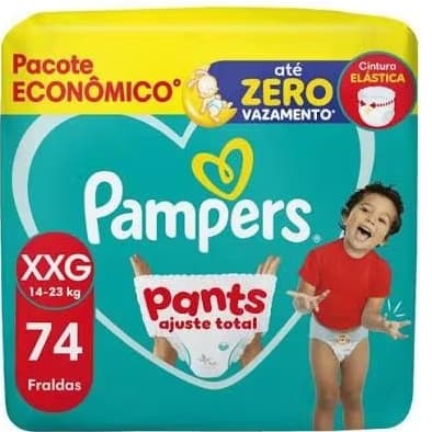 Fraldas Pampers Pants ajuste total  Shortinho escolha seu tamanho