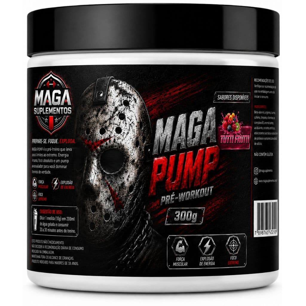 Pré Treino Maga Pump 300g- Maga Suplementos