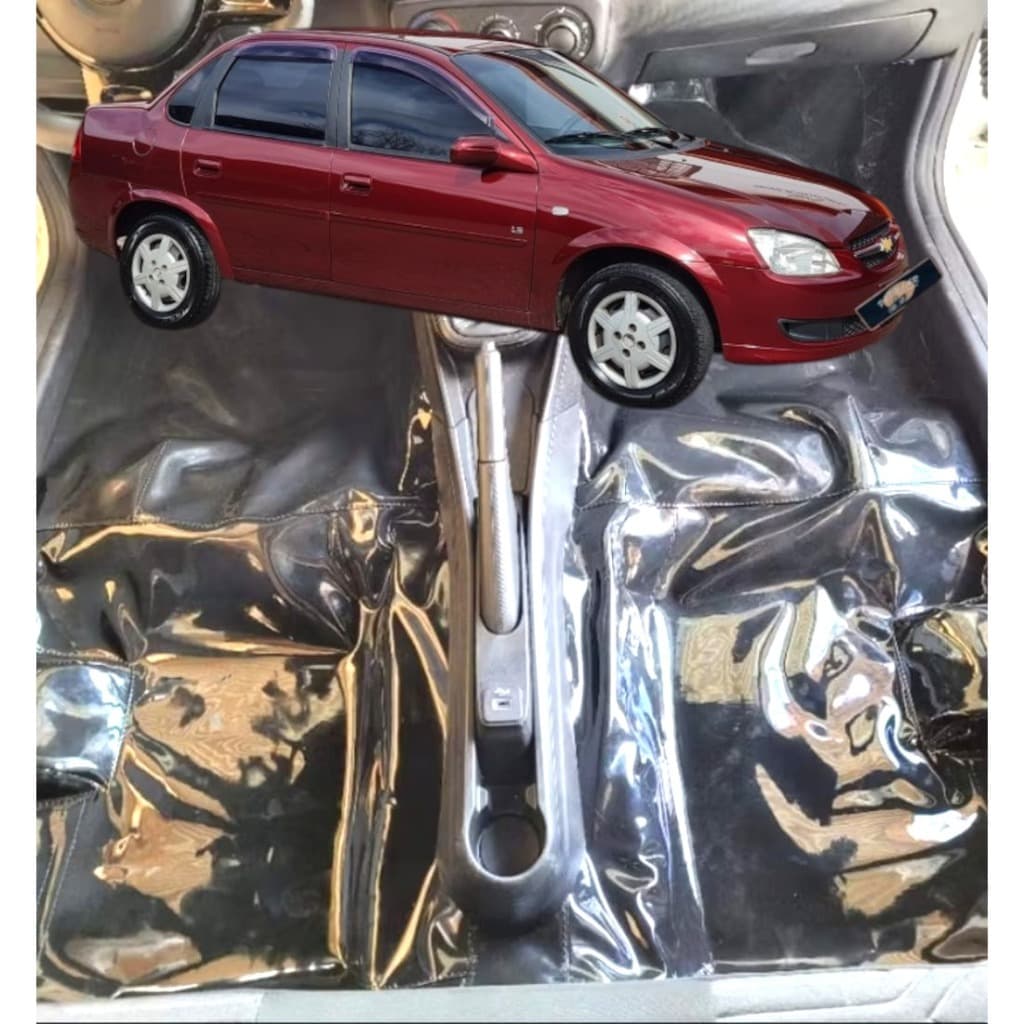 Tapete forração forro capa de todo o Assoalho automotivo em vinil verniz liso para Corsa Classic Ate 2016