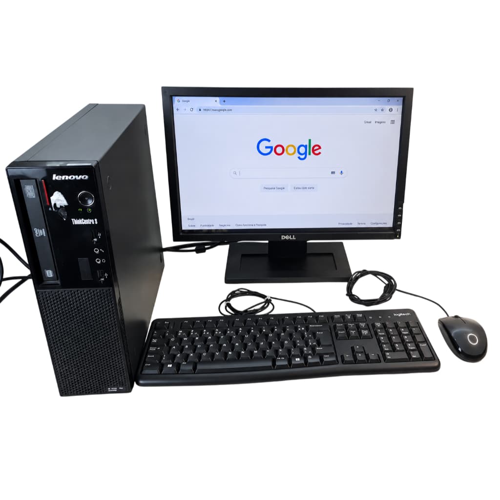 PC Completo Core i3 2ª Geração 4GB DDR3 HD 250GB Monitor 19" Lenovo E72 Computador Desktop