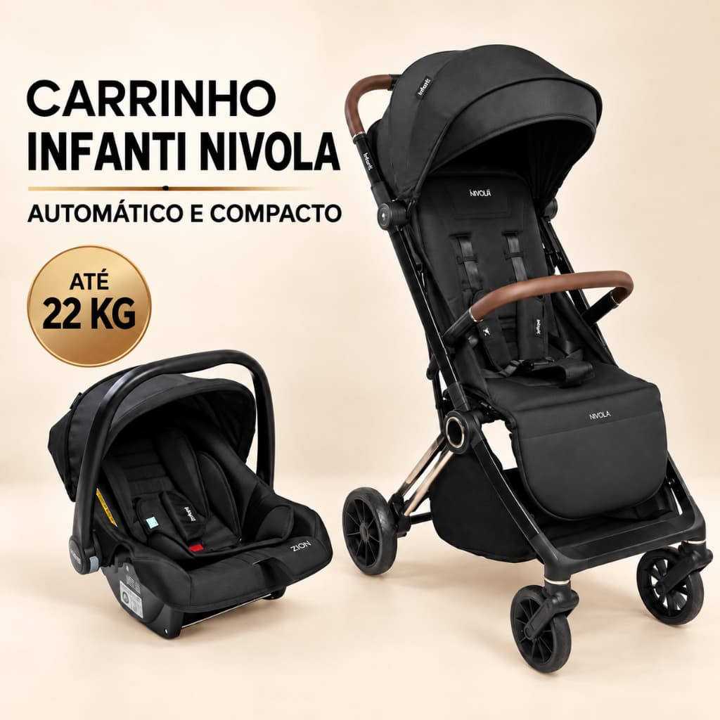 Carrinho de Bebê Infanti Nivola / Bebê conforto