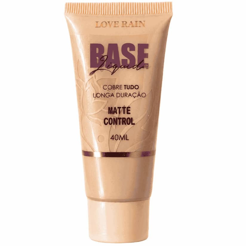 Base Líquida Lové Rain Matte Control Alta Cobertura