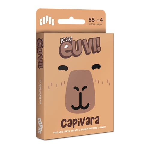 Jogo Eu Vi! Capivara Copag Oficial – Diversão para Toda a Família