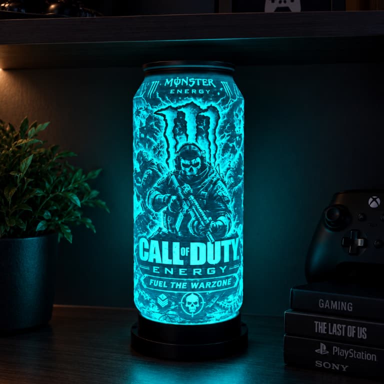 Luminária Gamer RGB – Monster / Call of Duty Warzone LED Setup Gamer Decoração