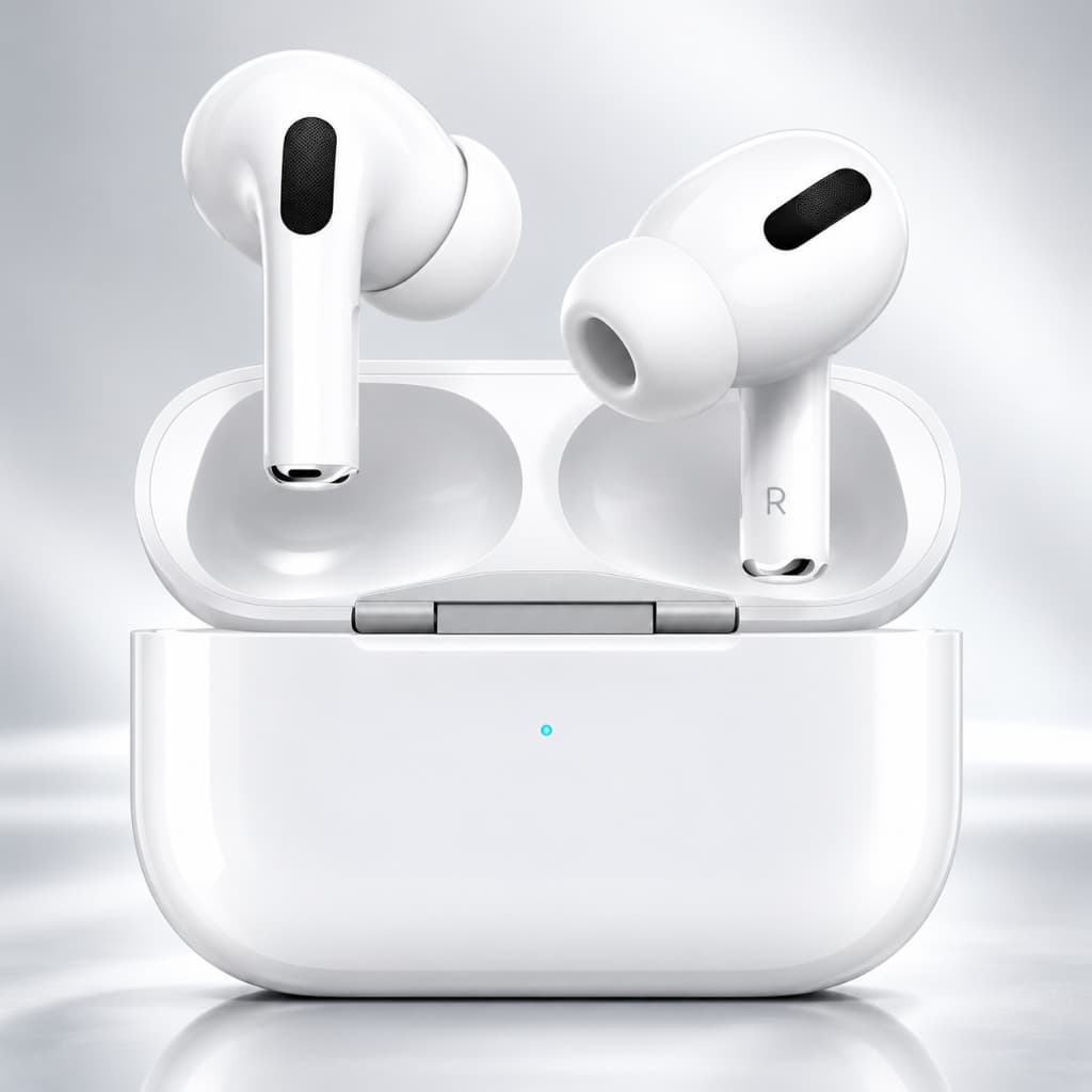 Fones de ouvido sem fio Bluetooth Inpods 13 com microfone, ideais para esportes, na cor branca.