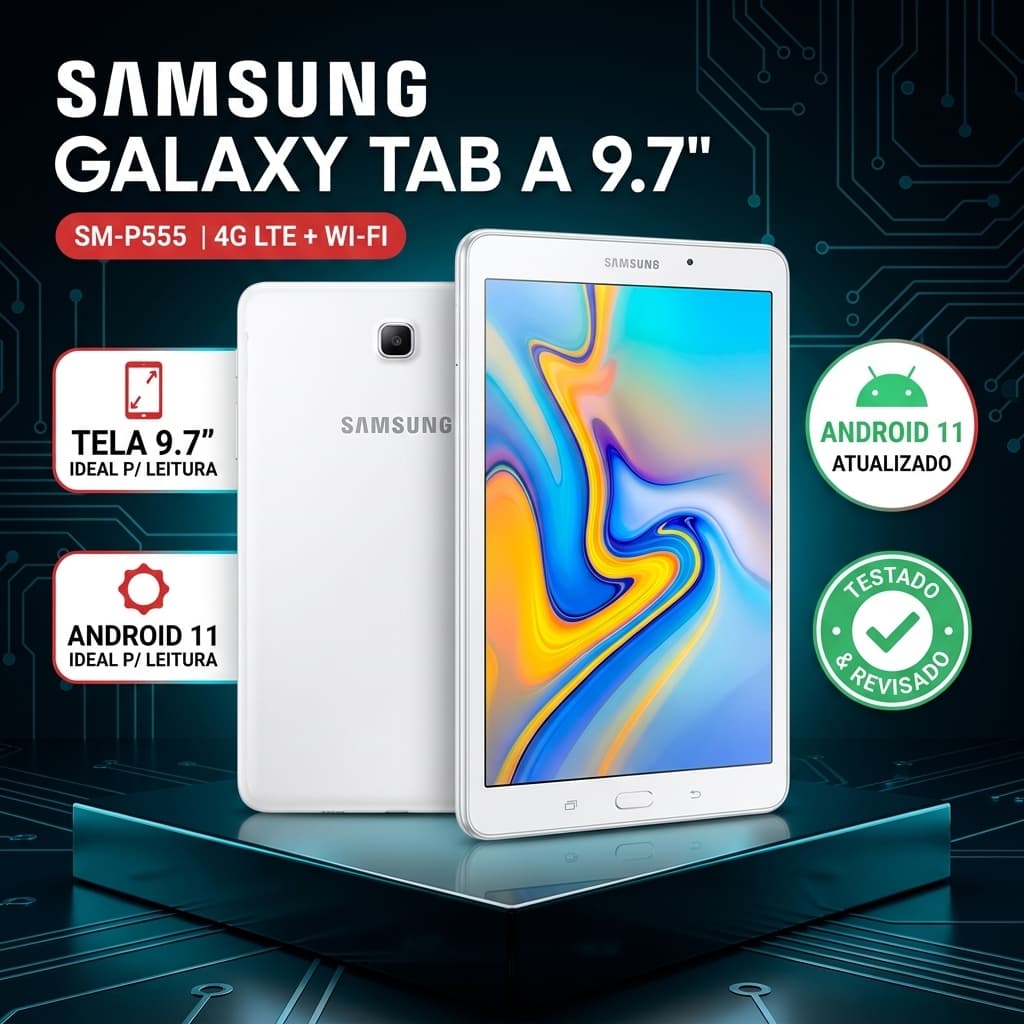 Tablet Samsung Galaxy Tab A SM-P555 Android 11 LineageOS