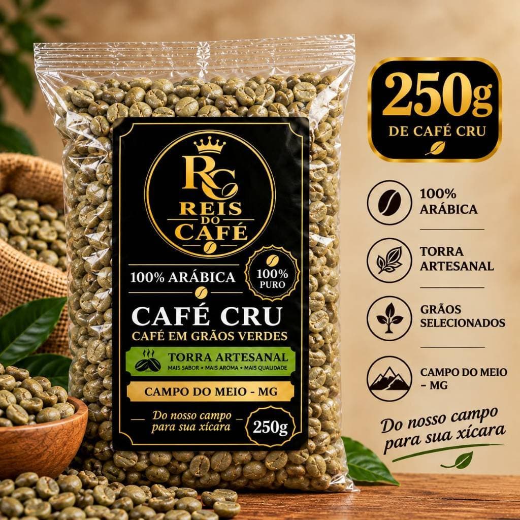 250G Café Reis do Café- Cru em Grãos 100% Arábica Para Torrar Da Forma Que Desejar