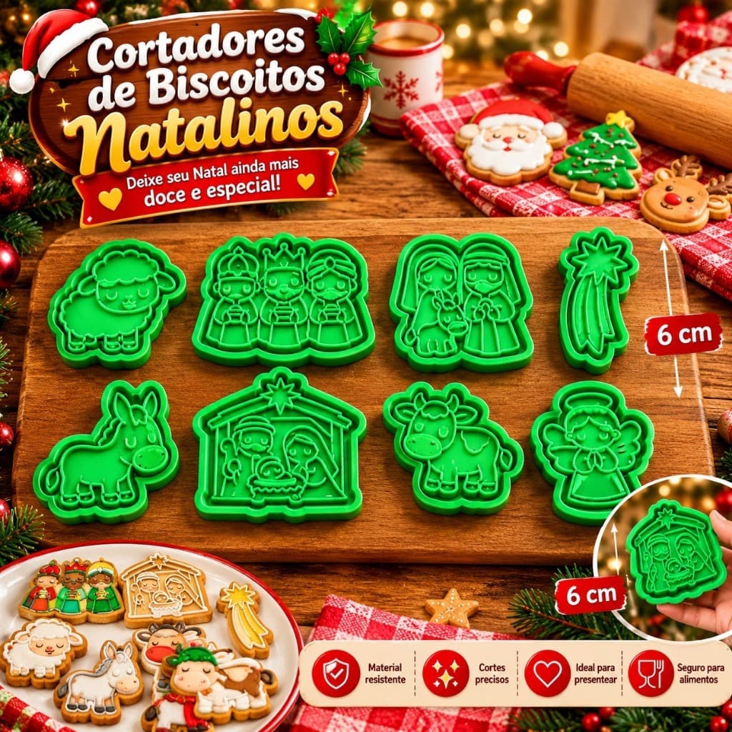 CORTADOR E CARIMBO MANJEDOURA para  , BISCOITO, Biscuit e Massinha de modelar