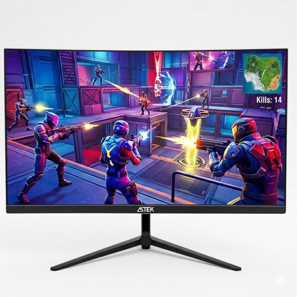 Monitor Gamer 21.5" 100Hz 1ms Full HD 1920x1080 HDMI LED VESA Bordas Finas Preto