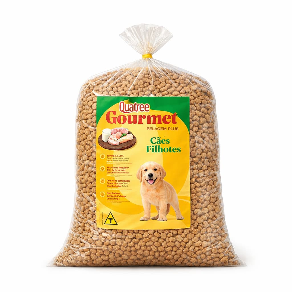 Ração Quatree Gourmet para Cães Filhotes 1KG (A Granel)