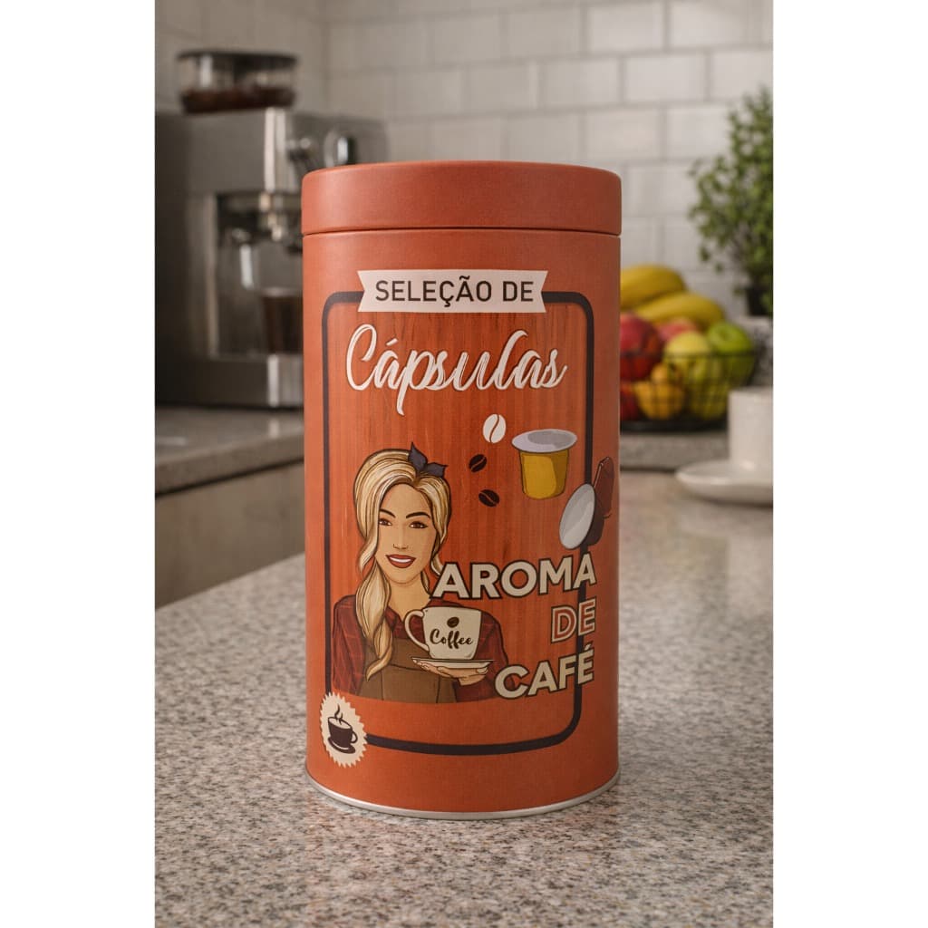 Pote de Açúcar e Café Retrô Hermético Latas Organizador de Cozinha Mantimentos Multiuso Metal Casa