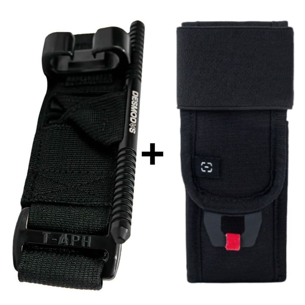 Kit Torniquete Desmodus + Porta Torniquete Invictus - Primeiros Socorros Tático APH