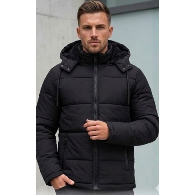 jaqueta masculina bobojaco forrado com capuz tamanho M G GG G1