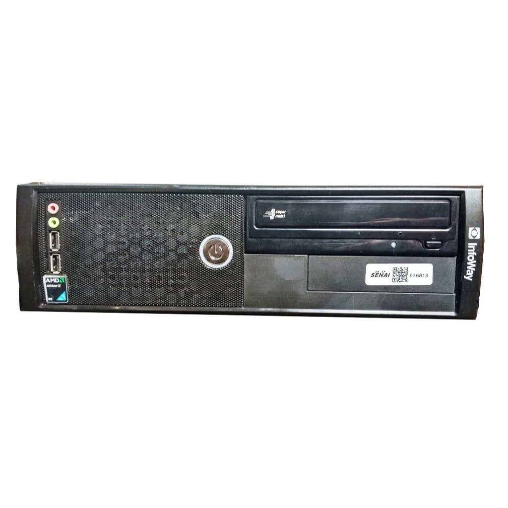 COMPUTADOR DESKTOP ITAUTEC INFOWAY SM3322 AMD ATHLOM II X2 240 2.8GHZ 4GB RAM NVIDIA 8400GS  NS 4000103700103