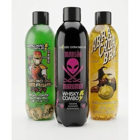 Kit 3 Unidades Mansão Maromba Combo Sabores Misto 1L
