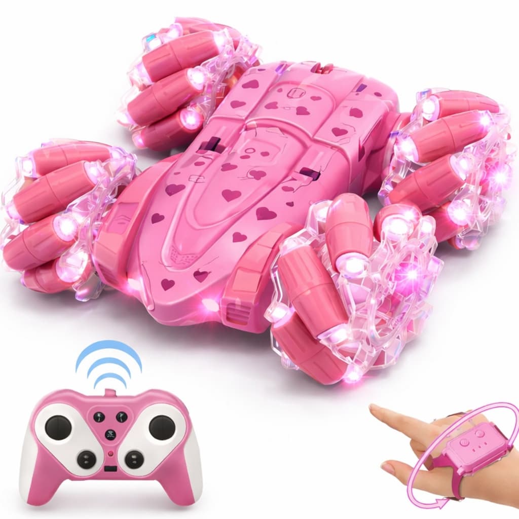 Carrinho De Controle Remoto Maluco Speed Girl Gira 360 Graus 9 Funções Recarregável Menina Kizumba