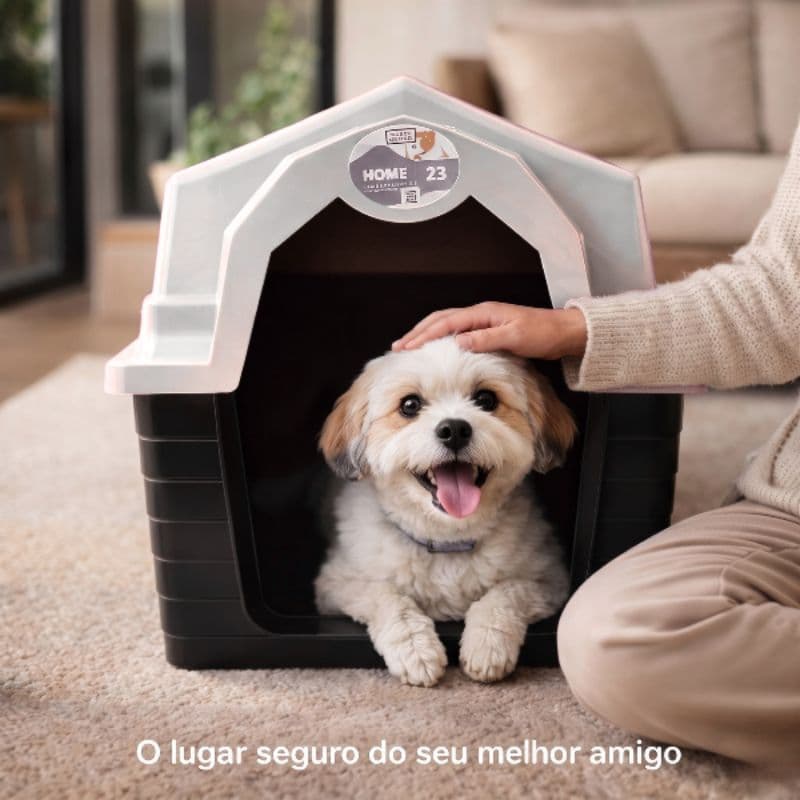 CASINHA DE CACHORRO CAMA PET DORMITORIO PROTEÇÃO UV N6