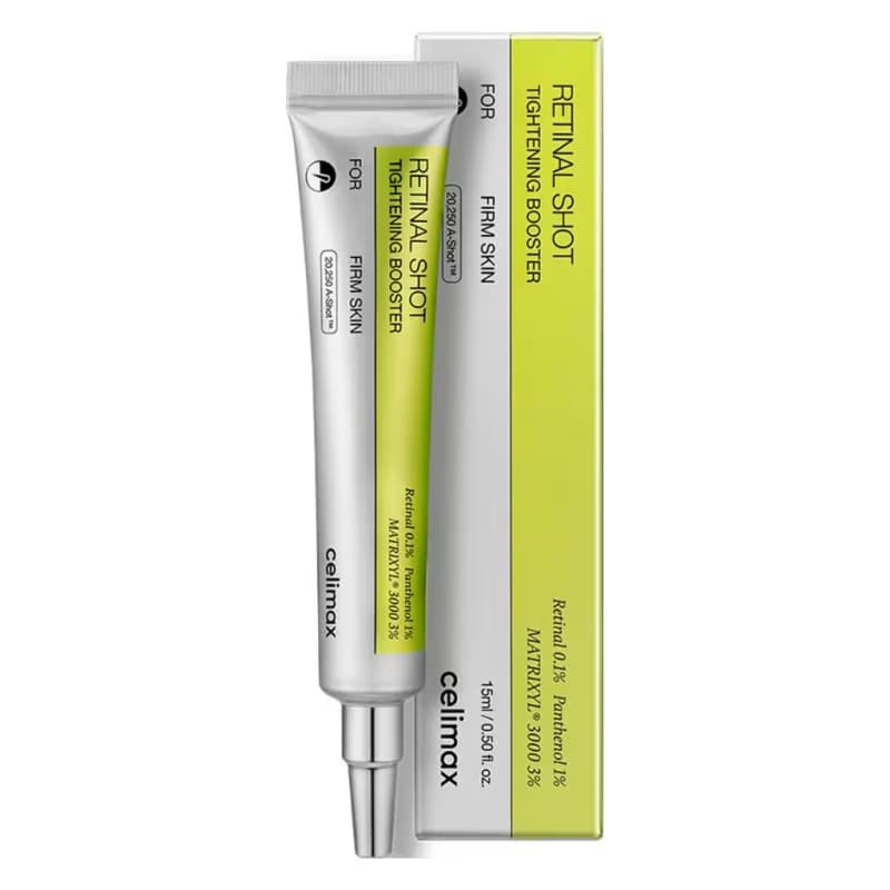 Celimax Retinal Shot 0.1% Tightening Booster 15ml - Anti-idade Coreano K-Beauty Original com Retinal e Matrixyl 3000