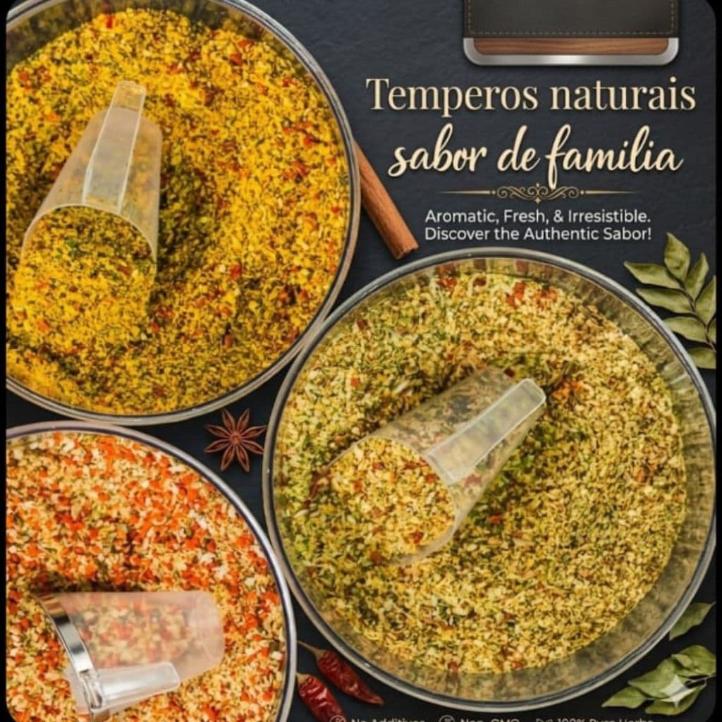 TEMPEROS E CONDIMENTOS KIT 10 UNIDADES NATURAIS SEM CONSERVANTES 30G CADA (kit 1)