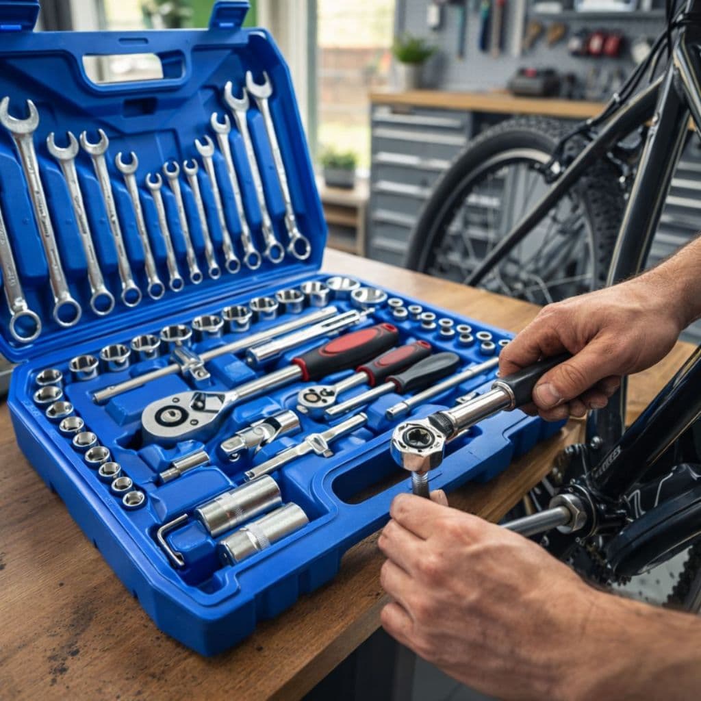 Kit Ferramentas 61 Peças Completo Profissional com Maleta