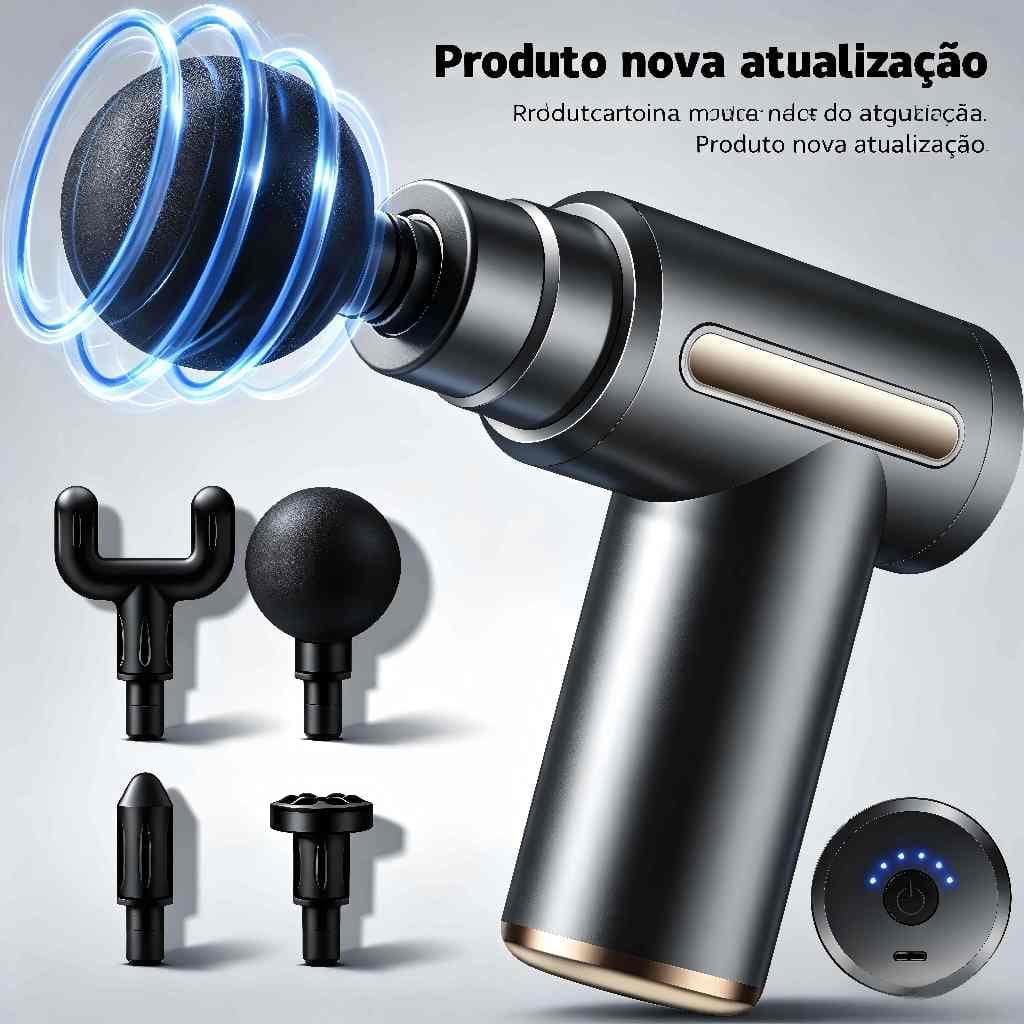 Portable Professional Electric Massager High Frequency Muscle Gun Massage Gun