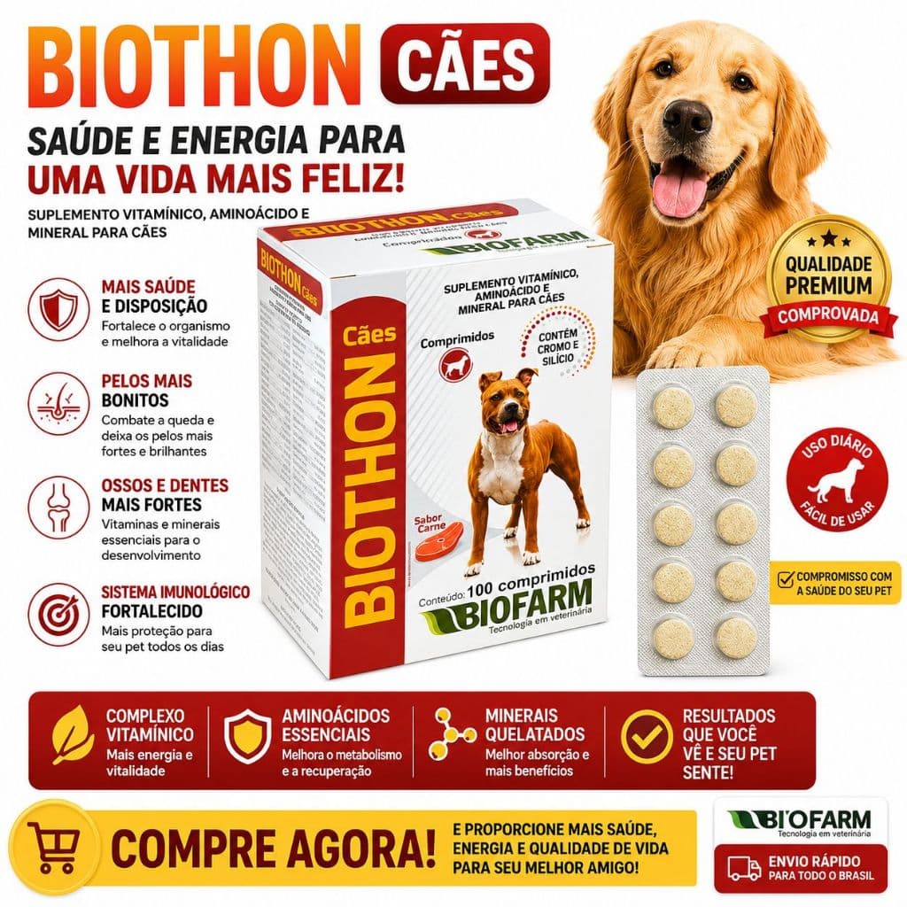 Biothon - suplemento de vitaminas, aminoácidos e minerais - 1 cartela avulso