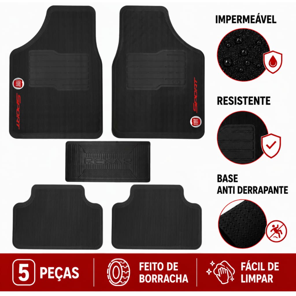 Tapete Automotivo Universal Fiat