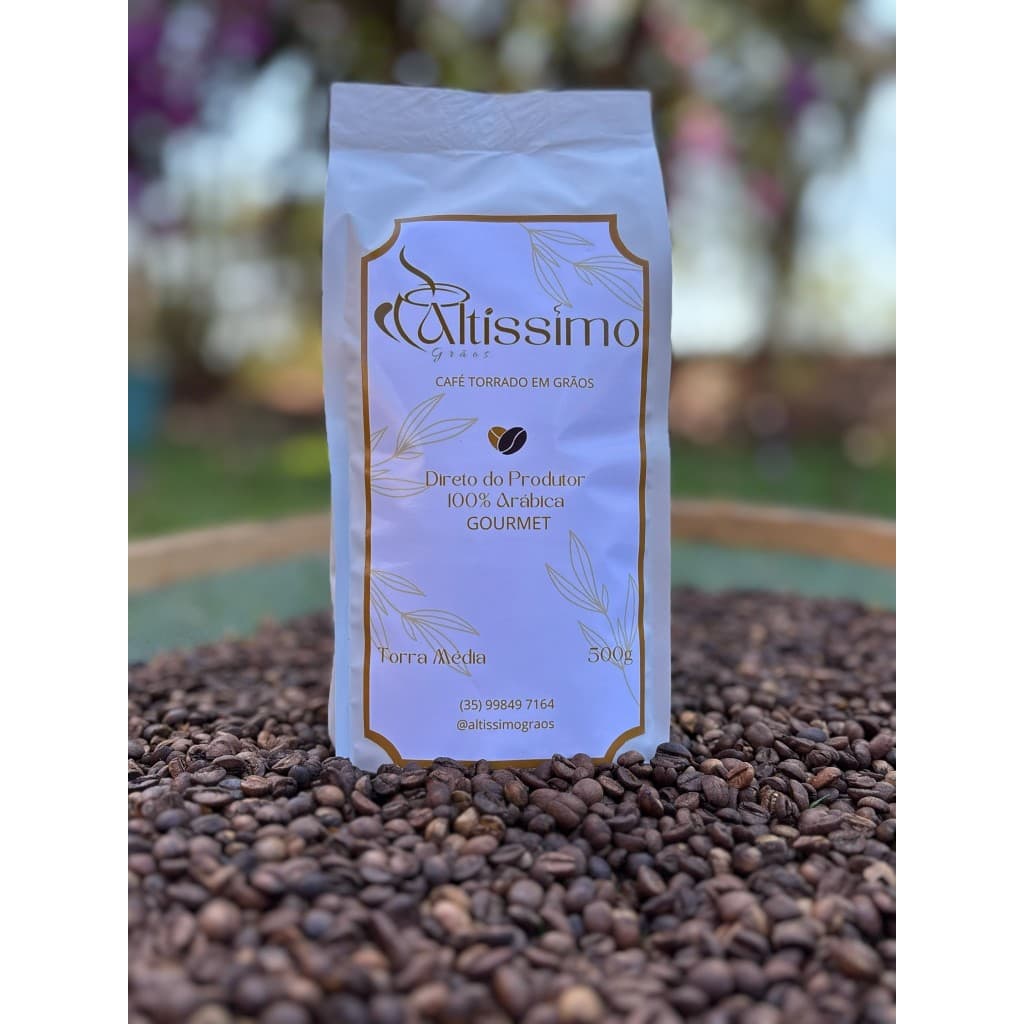 Café Gourmet Torrado em Grãos 100% Arábica Direto do Produtor