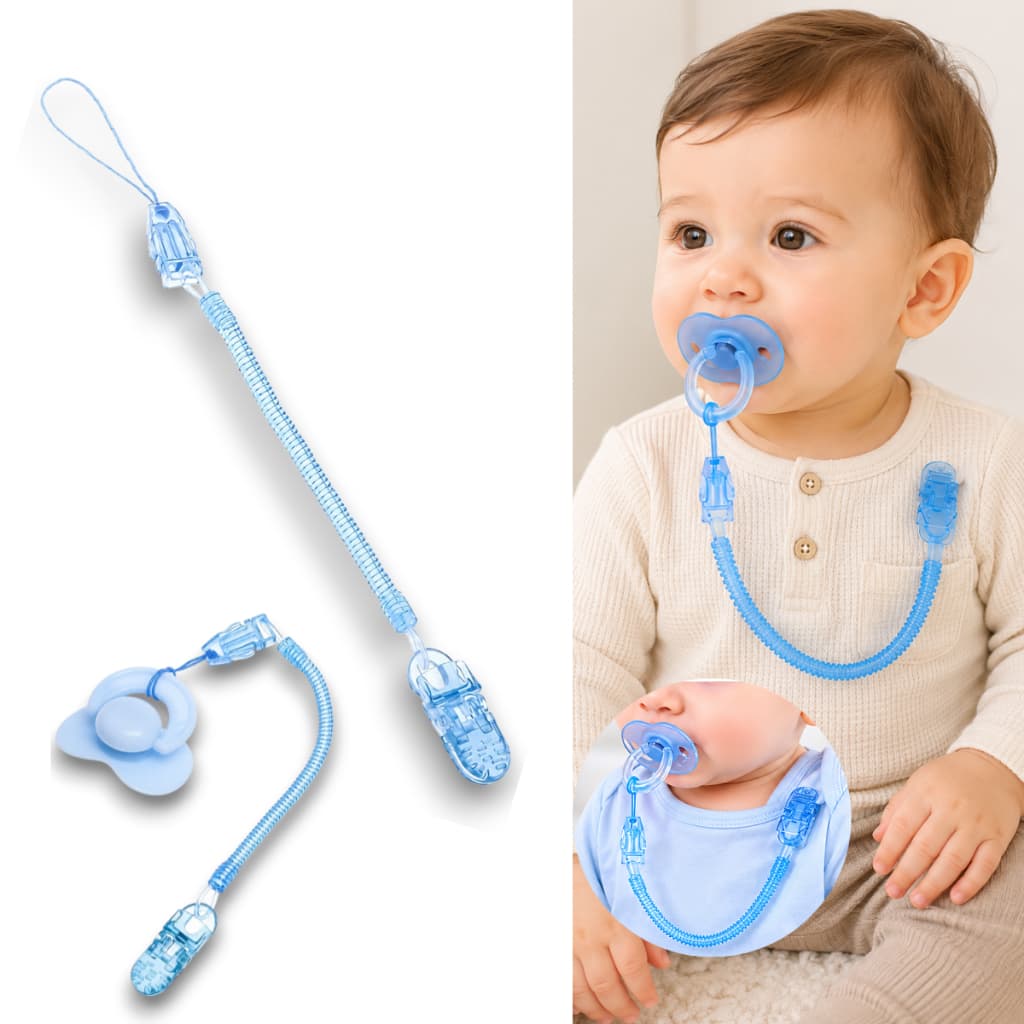 PRENDEDOR CHUPETA AVENT MOLA QUE ESTICA BEBE UNIVERSAL PROTECAO CONTRA SUJEIRAS