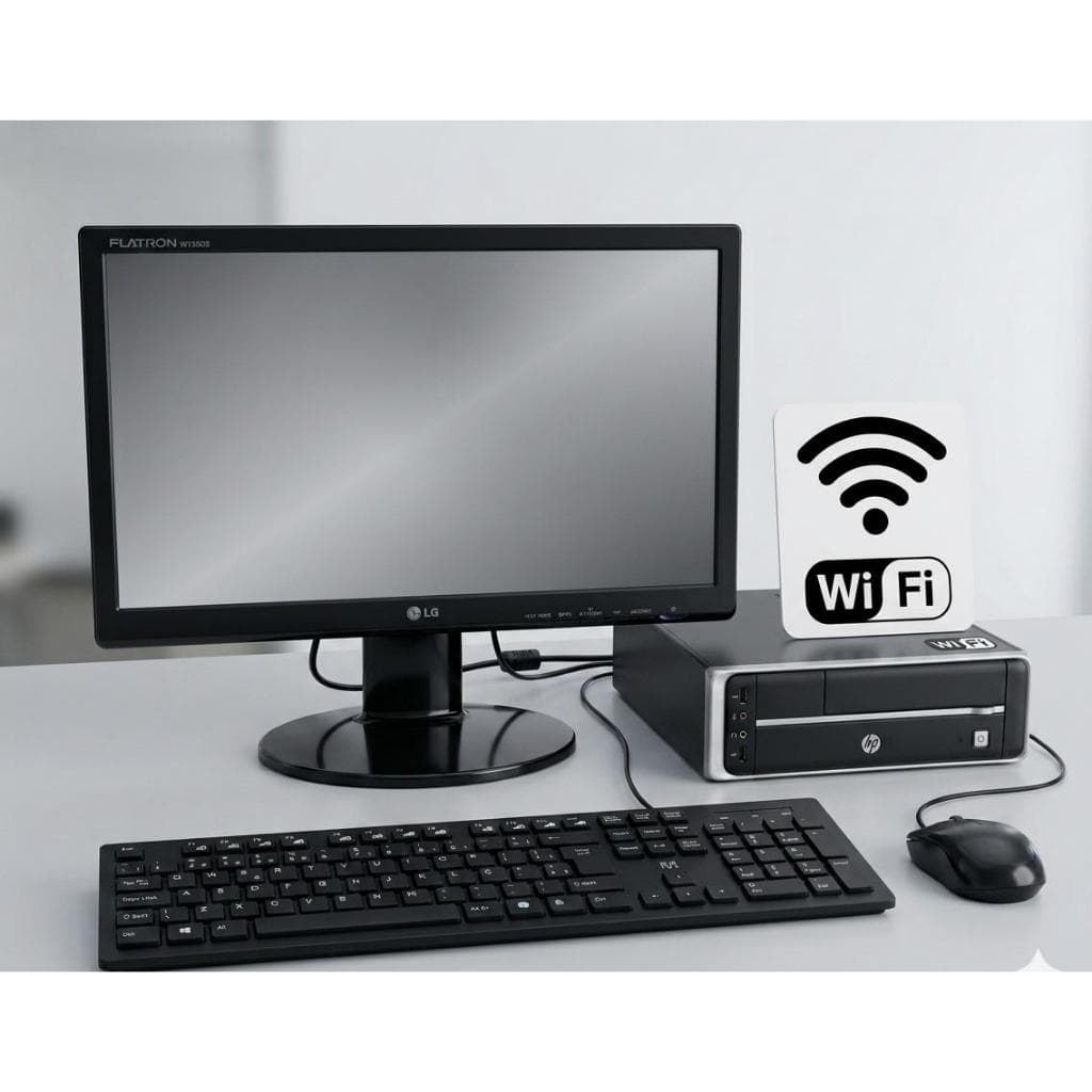 Kit Pc Computador Cpu Core I3 I5 I7 Memoria Ddr3 SSD 120GB Wi-Fi Monitor 17 WINDWOS 11 Roda JOGOS GTA5 FreeFire