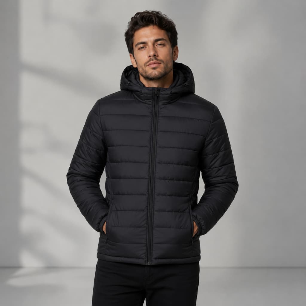Bobojaco Jaqueta Puffer Moda Inverno Quentinha Feminina Masculina Unissex