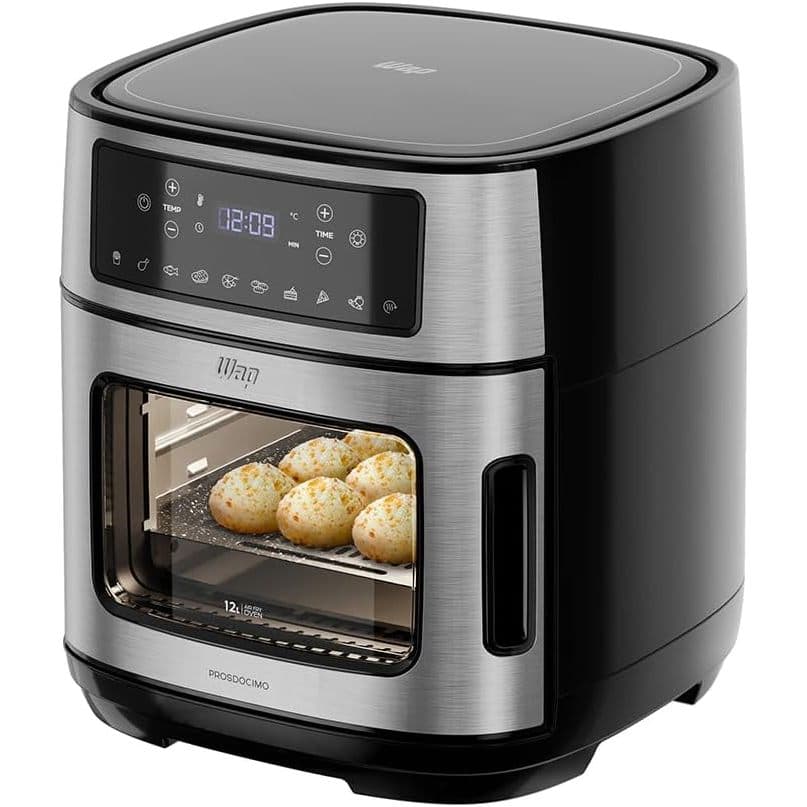 WAP Fritadeira Elétrica Air Fryer OVEN DIGITAL 12 Litros, com 10 Funções - 220V
