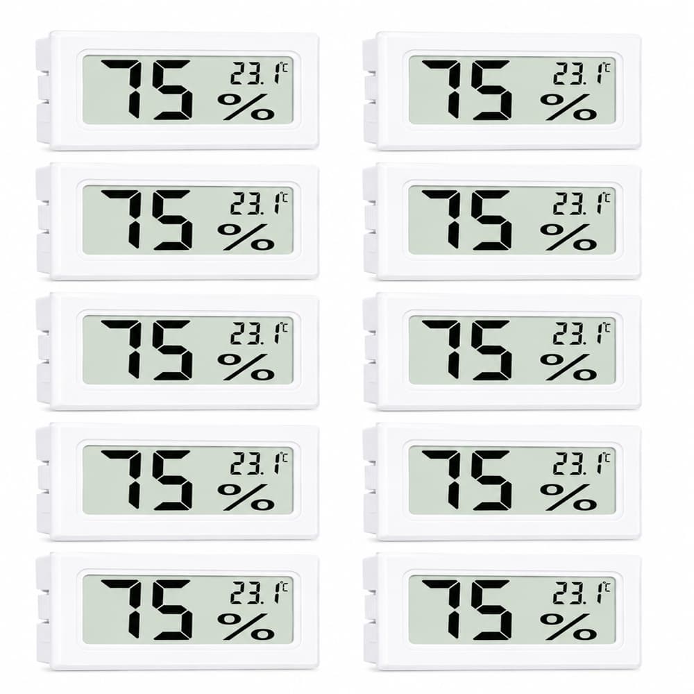Kit 10 Termo Higrometro Digital Chocadeira