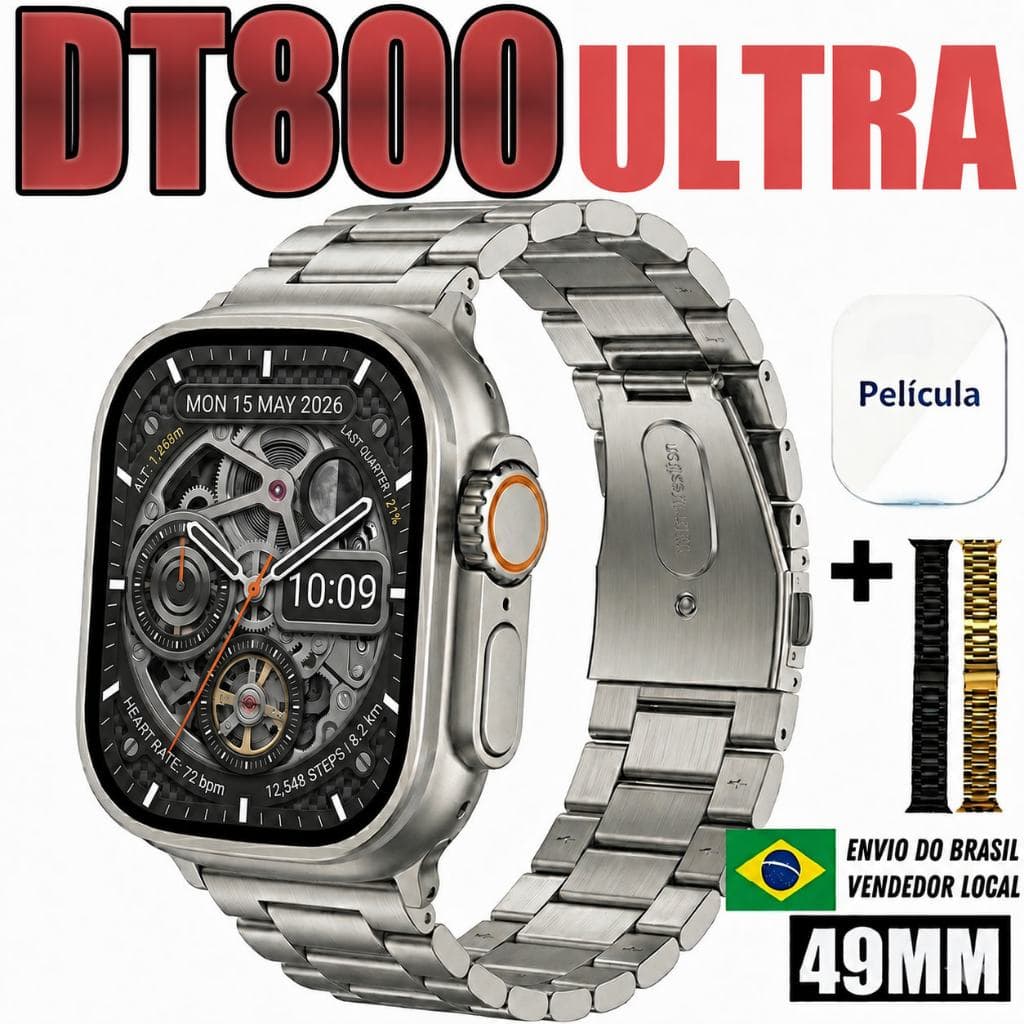 2026 DT800 Ultra 3 MAX Mais Recente Smartwatch Relógio Inteligente Série 2.19Polegadas Sem Fio NFC