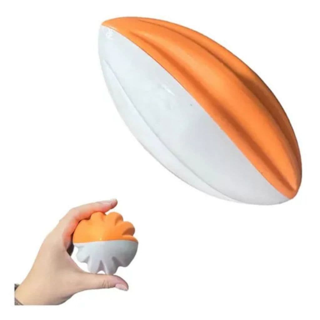 Brinquedo Super Bowl para Cachorros – Brinquedo Interativo Tipo Bola Americana Antiestresse