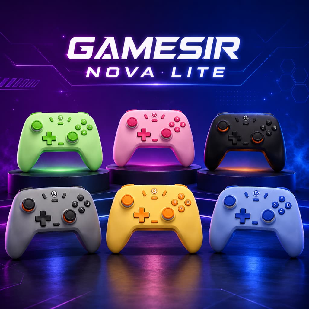 Controle de Vídeo Game GameSir Nova Lite