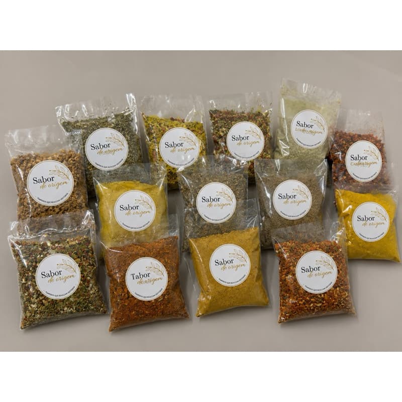 Kit 20 Temperos Sortidos 30g Cada | Completo para Cozinha | Orégano, Chimichurri, Lemon Pepper, Colorau e Mais
