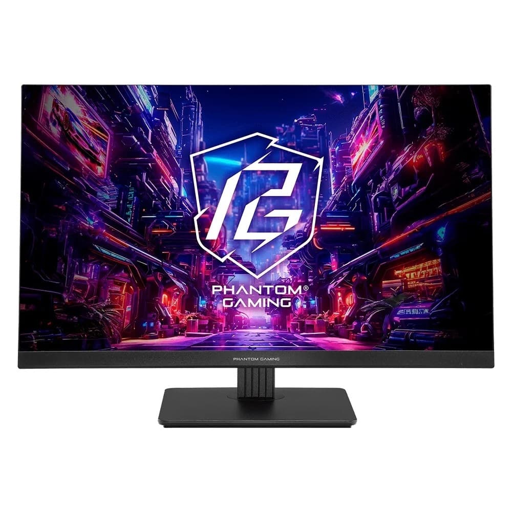 Monitor Gamer ASRock Phantom 27" FHD, 180Hz, 1ms IPS, FreeSync Premium, HDR 400, DisplayPort e HDMI