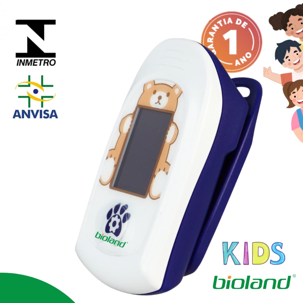 Oximetro De Dedo Infantil Pediátrico Neonatal Saturação De Pulso Oxigenação Bebê Profissional