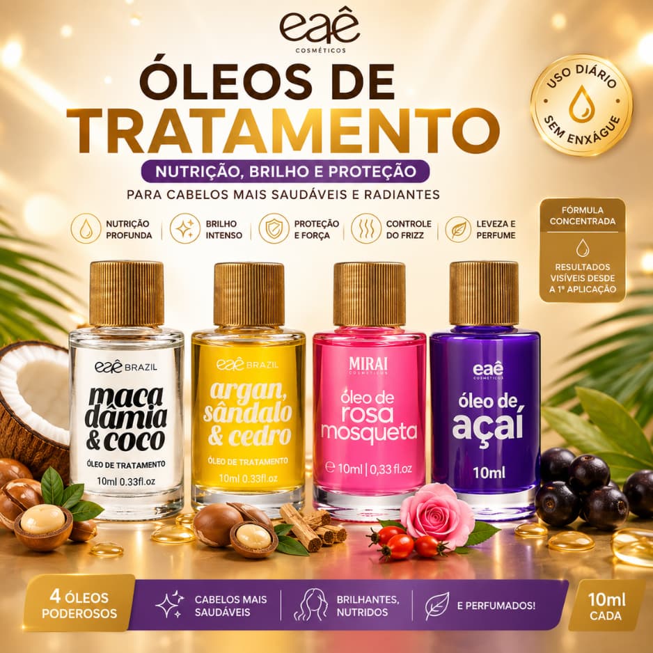 Óleo Finalizador 10ml (Escolha) Eaê Brazil