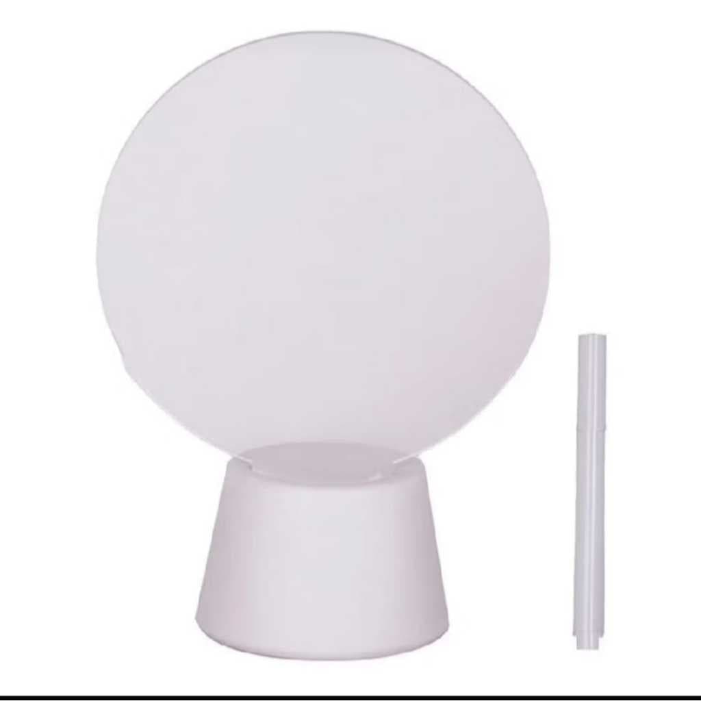 Luminária de Mesa LED Acrílica com Caneta para Escrever - Luminária escreva e apague, Decoração