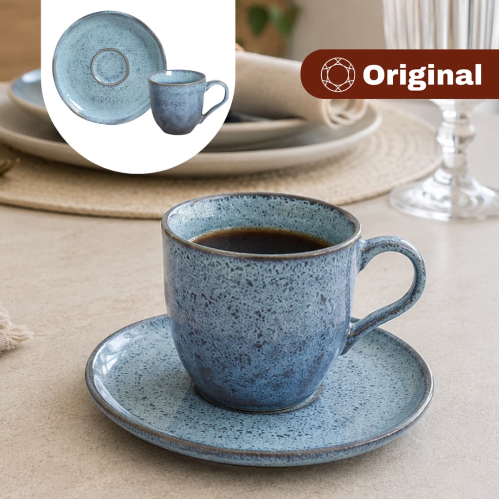 Xícara De Chá Orgânico 170ml E Pires Bio Breeze Porto Brasil - Original